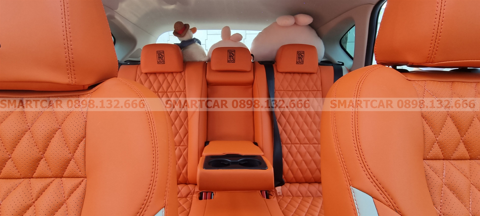 Bọc ghế da Mazda CX5 màu cam Hermes - Hình 4
