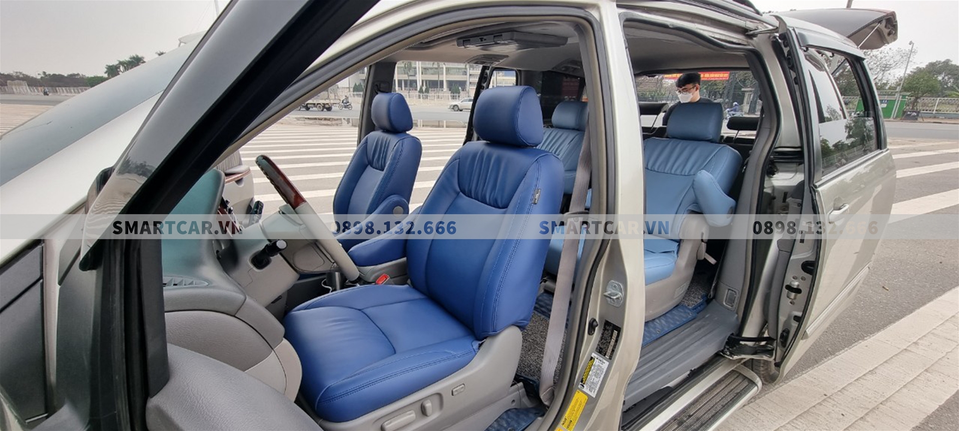 bọc ghế da Toyota Sienna - hình 1